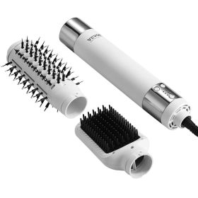 VEVOR Hair Dryer Styler, Ionic Hair Dryer Brush, 110,000RPM High-Speed Hot Air Styler with Brushless Motor, Oval & Paddle Brush