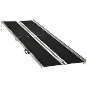 Accessibility Ramp, 10ft, Aluminum, Non-Slip, Folding Pathway for Quick Access, Steps, Doorways