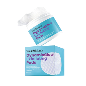 West&Month Exfoliating Pad, Clean Dead Skin Fade Black Delicate Brightening Skin Pad (Option: 50pcs-108g-2.75*2.75*2.12inch)