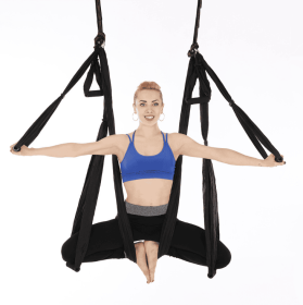 Anti Gravity Yoga Hammock (Option: Black)