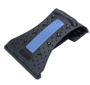 Magic Massage Stretch Equipment Neck Massager Stretcher Tool Fitness Cervical (Option: Black Blue)