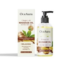 OceAura Plant Body Essential Oil (Ginger Oil), Hydrating And Moisturizing Body Moisturizing Massage Essential Oil (Option: 100ml-130.2g-5.27*1.69*1.69inch)