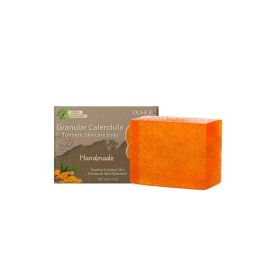 OUHOE Calendula Turmeric Skin Care Soap Gently Cleans Pores And Moisturizes And Nourishes Skin And Body Bath (Option: 100g-104.76g-3.14*2.12*0.98inch)