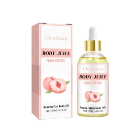Peach Scented Body Oil Hydrating, Moisturizing, And Firming Massage Oil (Option: 4pcs)