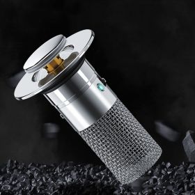 Long Pop-Up Sink Drains Filter Bathroom Press Bounce Basin Plug Stopper Wash Basin Hair Catcher Sink Strainer Kitchen Supplies (Option: A-4PCS)