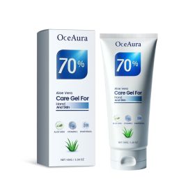 OceAura Aloe Vera Care Gel, Hydrating And Refreshing Moisturizing Cream Prevents Dryness And Cracks To Repair Hand Skin (Option: 100g-120g-6.49*1.57*1.57inch)