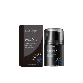 East Moon Enhanced Sunscreen For Men, Summer Outdoor Uv Protection Moisturizing Mild Refreshing Protective Cream (Option: 50g-95g-3.98*1.93*1.93inch)