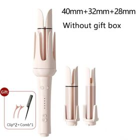 Automatic Hair Curler 32mm Auto Rotating Ceramic Hair Roller Professional Curling Iron Stick 40mm Curling Wand Hair Waver gift (Plug Type: EU, Color: 28mm 32mm 40mm)