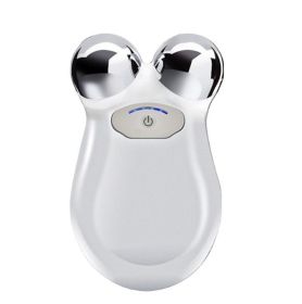 Microcurrent Facial Toning Massager (Color: White)