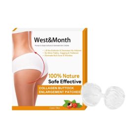 West&Month Collagen Butt, Lift And Buttocks Firming Skin, Hip Lift And Peach Butt Lift (Option: 2pcs-65g-4.72*5.51*0.78inch)