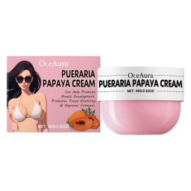 OceAura Pueraria Papaya Chest Care Moisturizing Moisturizing Elastic Firming Care Body Massage Cream (Option: 80g-114.8g-2.67*2.67*2inch)